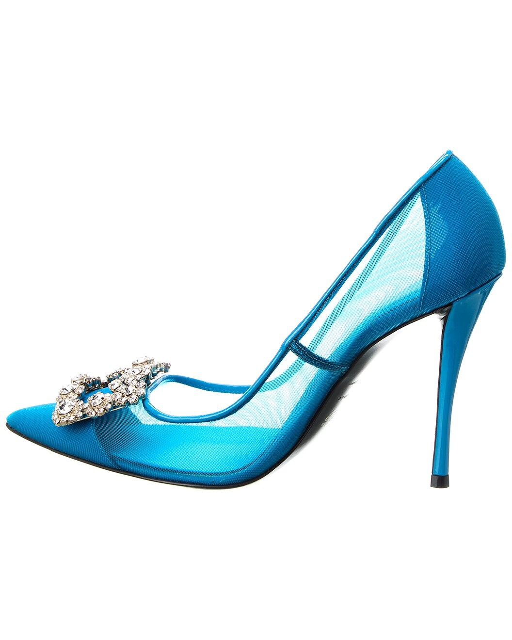 Roger Vivier Mesh & Patent Pump - 2