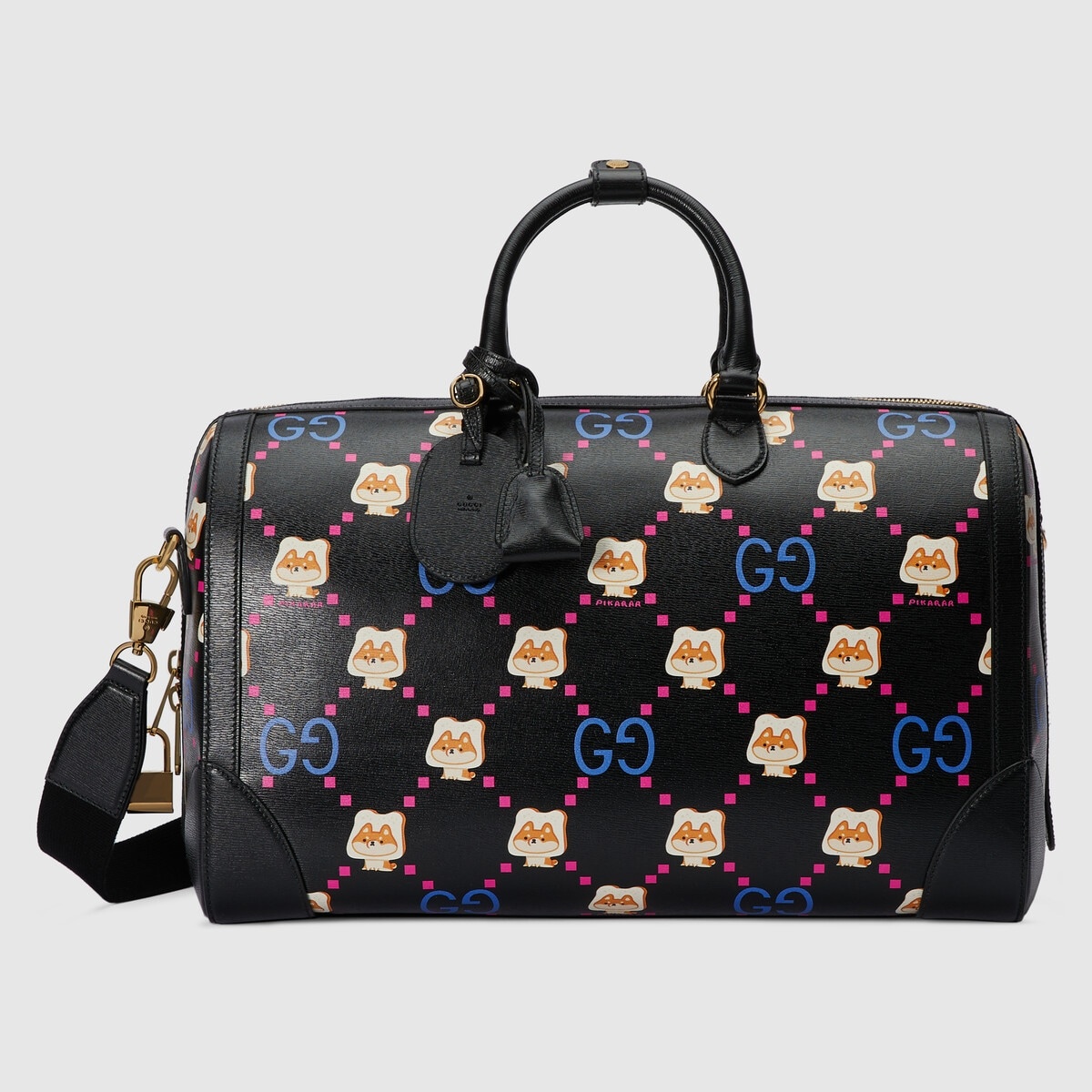 GG animal print duffle bag - 1