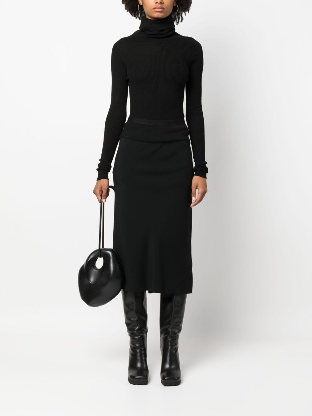 roll-neck virgin wool jumper - 2