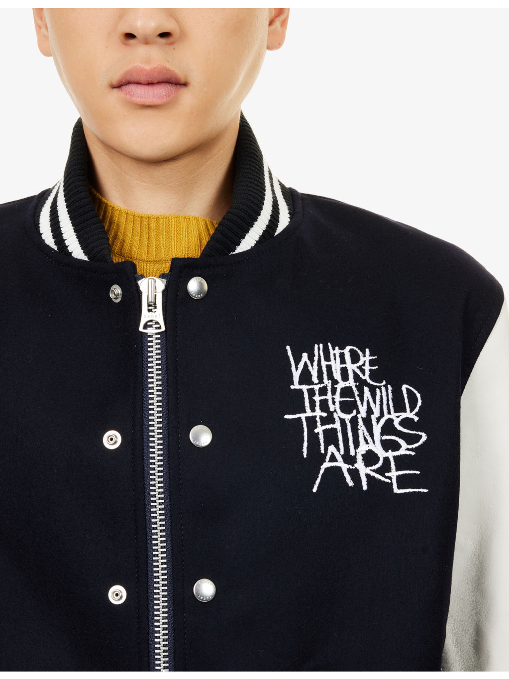 Wild Things Relaxed-Fit Woven And Faux-Leather Jacket - 5