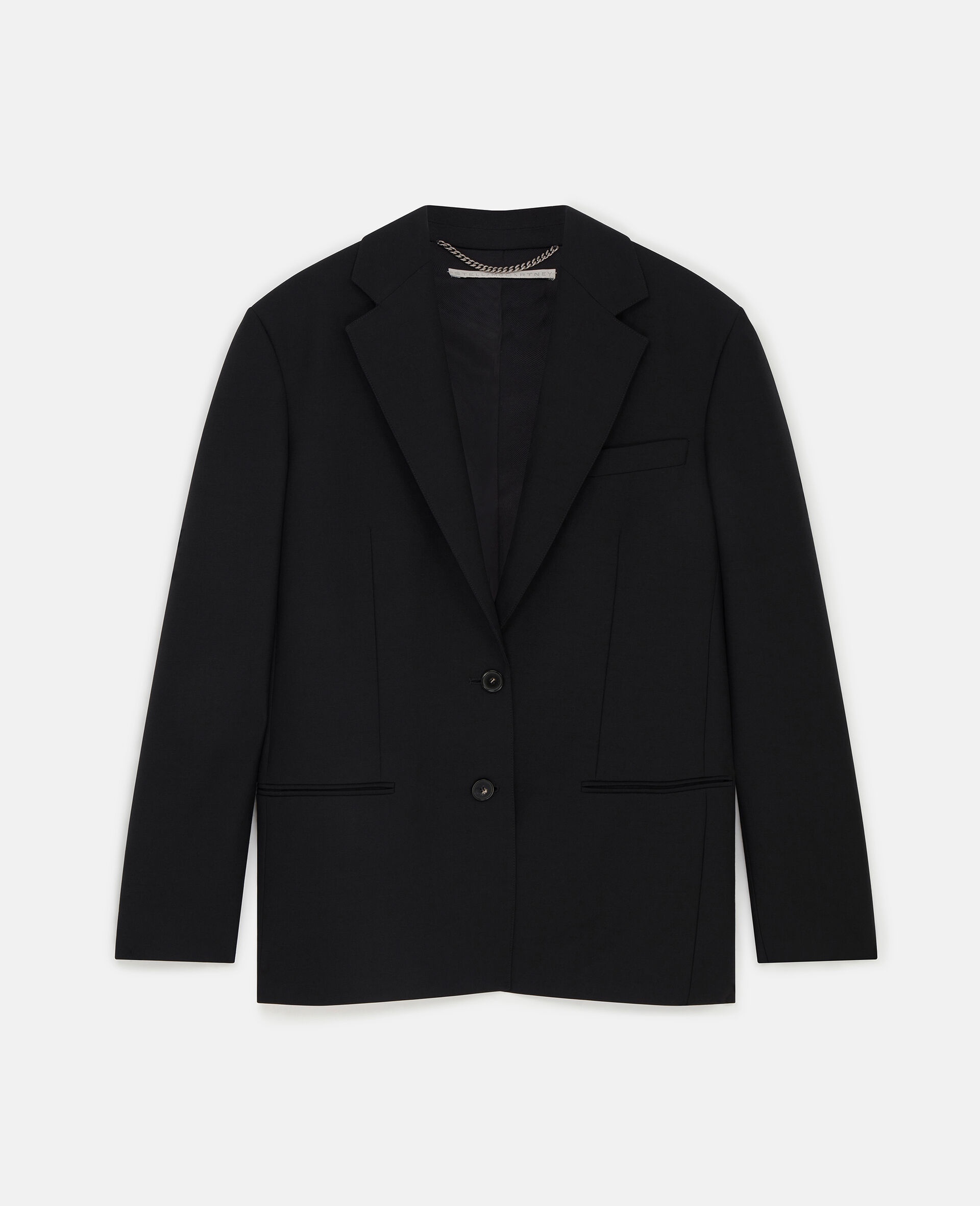Prince of Wales Check Oversized Blazer - 1
