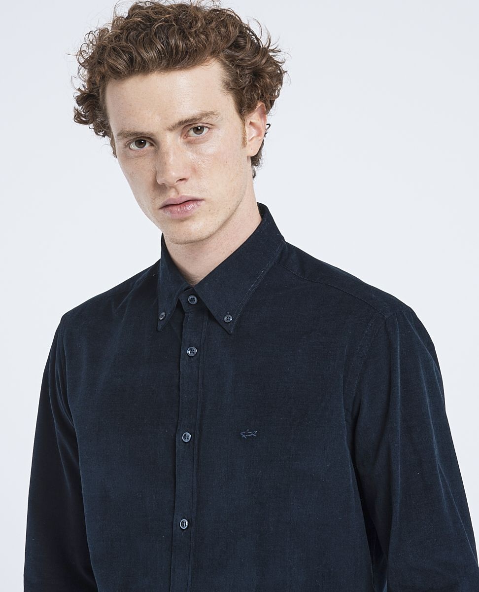 Corduroy stretch Shirt - 5