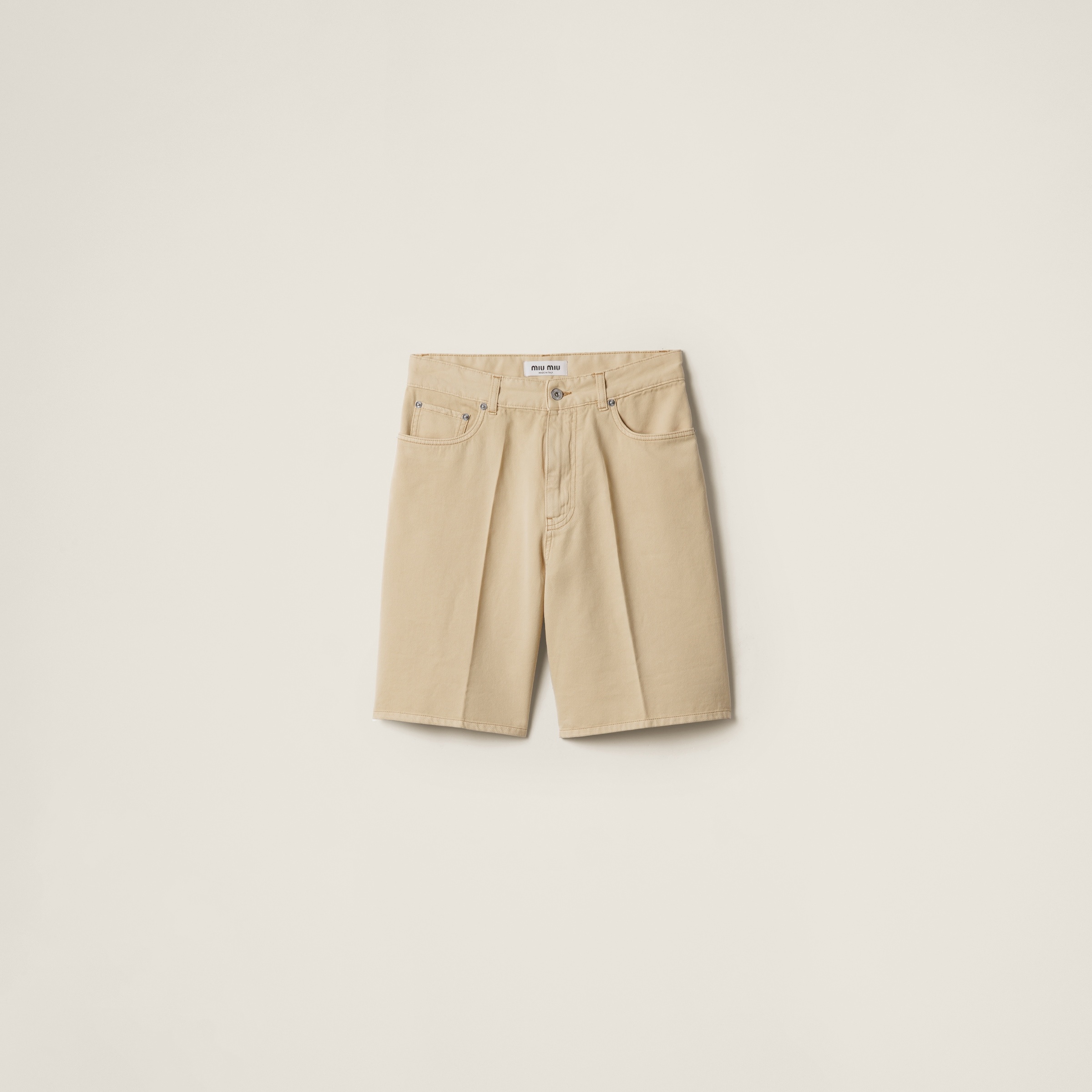 Light denim bermudas - 1