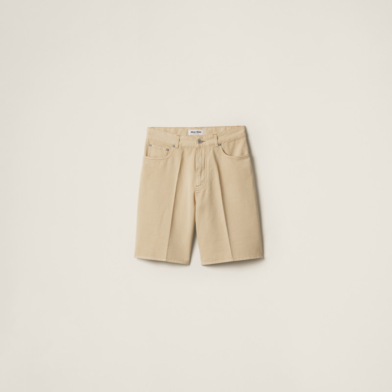 Light denim bermudas 1