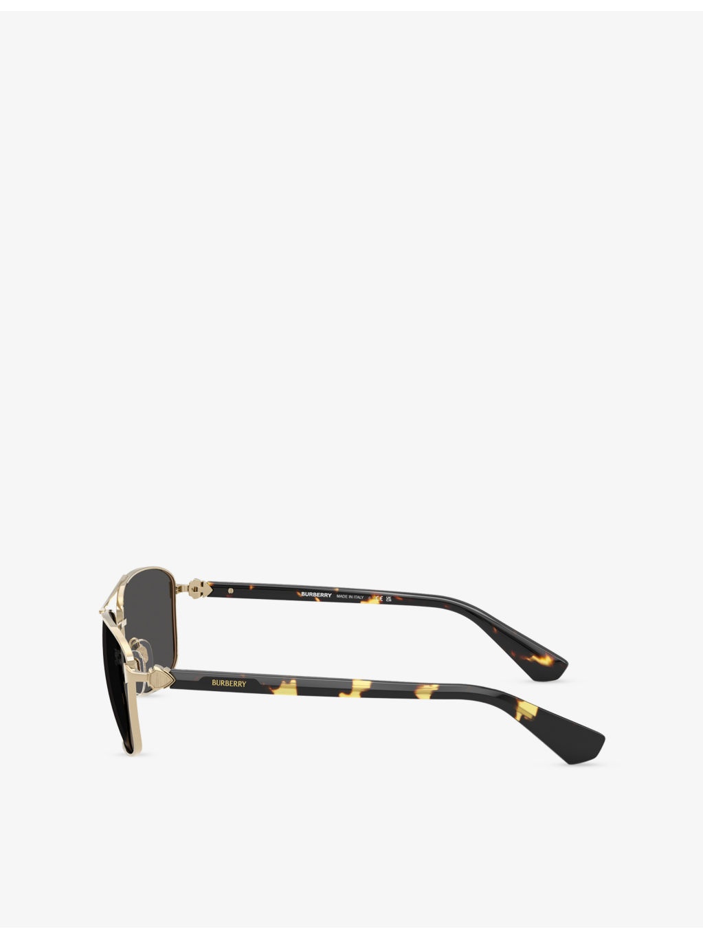 BE3163 Rectangle-Frame Metal Sunglasses - 3