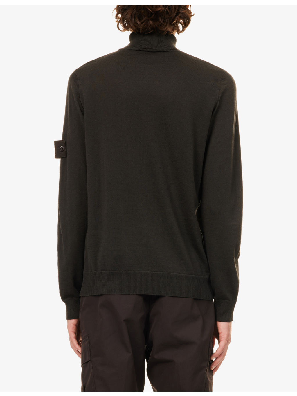 Turtel-Neck Ghost Wool Knitted Top - 4
