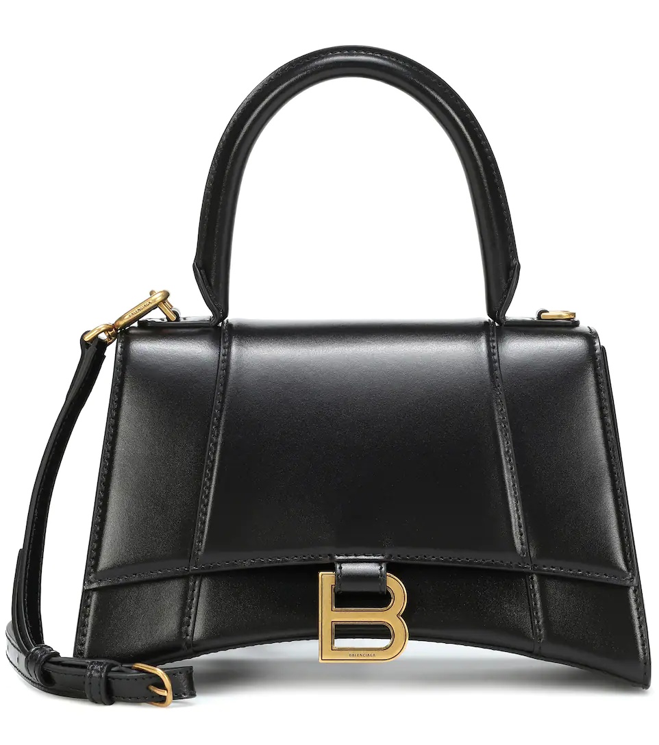 Hourglass Small leather crossbody bag - 1