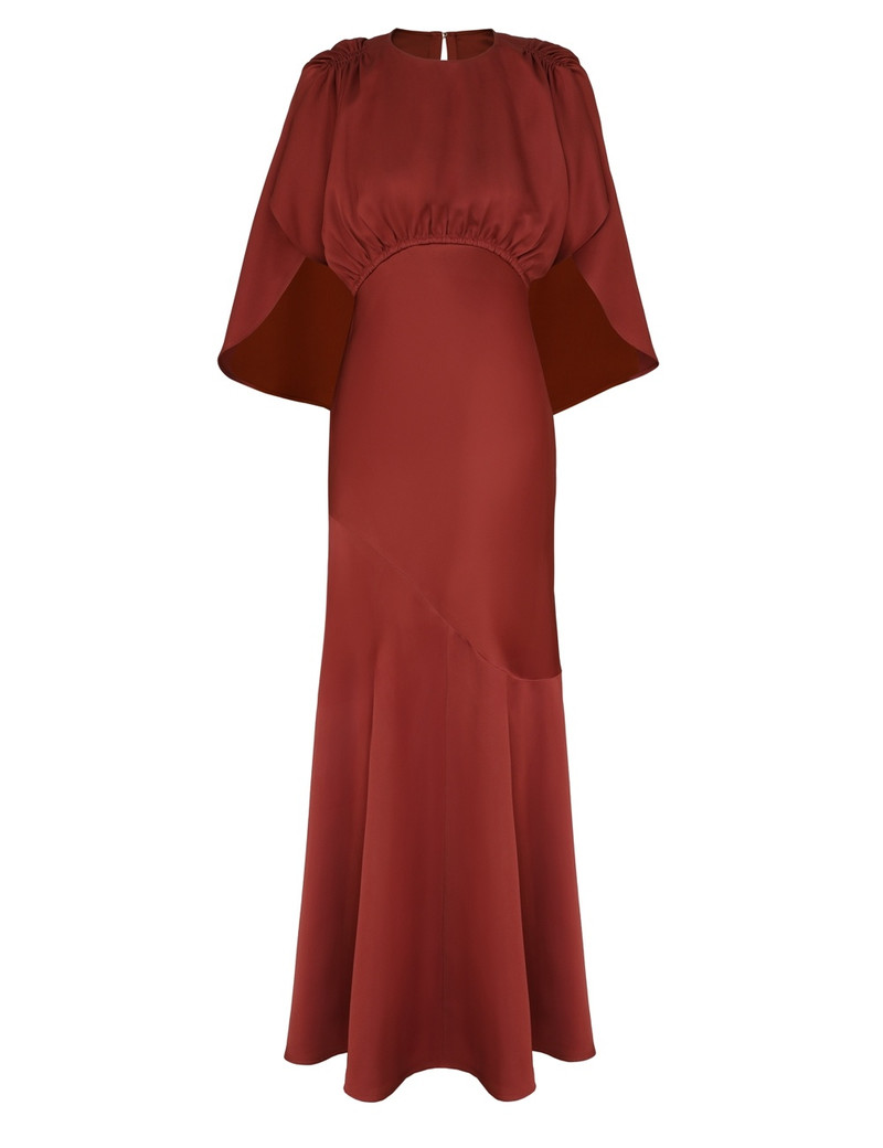 EDEN CASCADING MIDI DRESS - 1