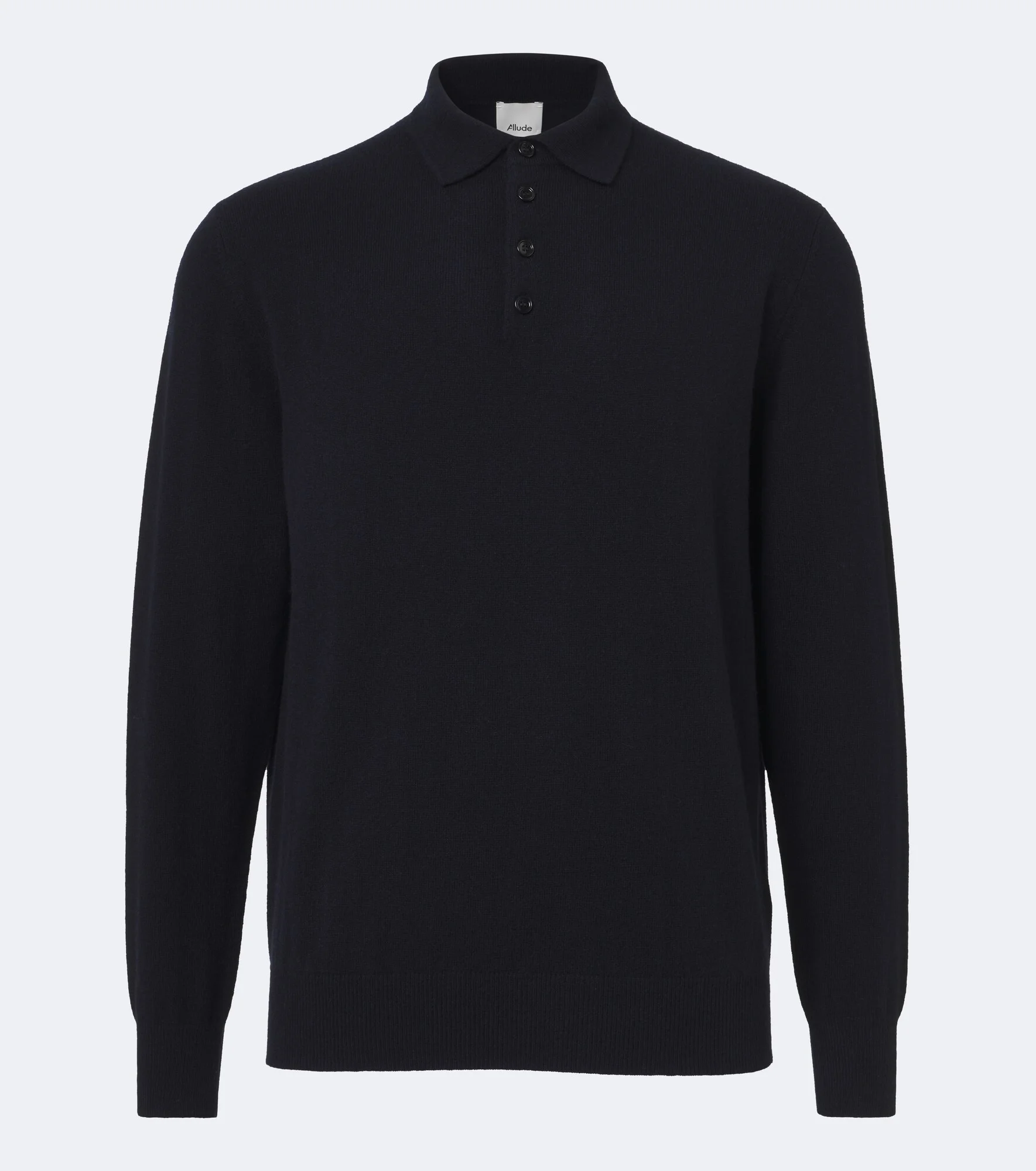 Cashmere polo sweater - 1