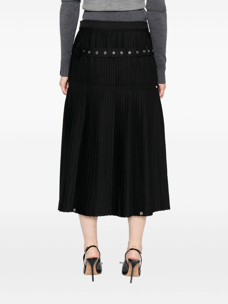 pleated overturn skirt 4