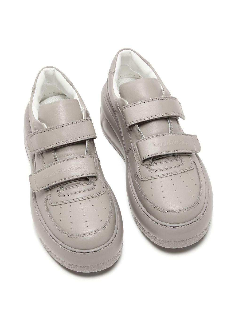 leather platform sneakers - 2