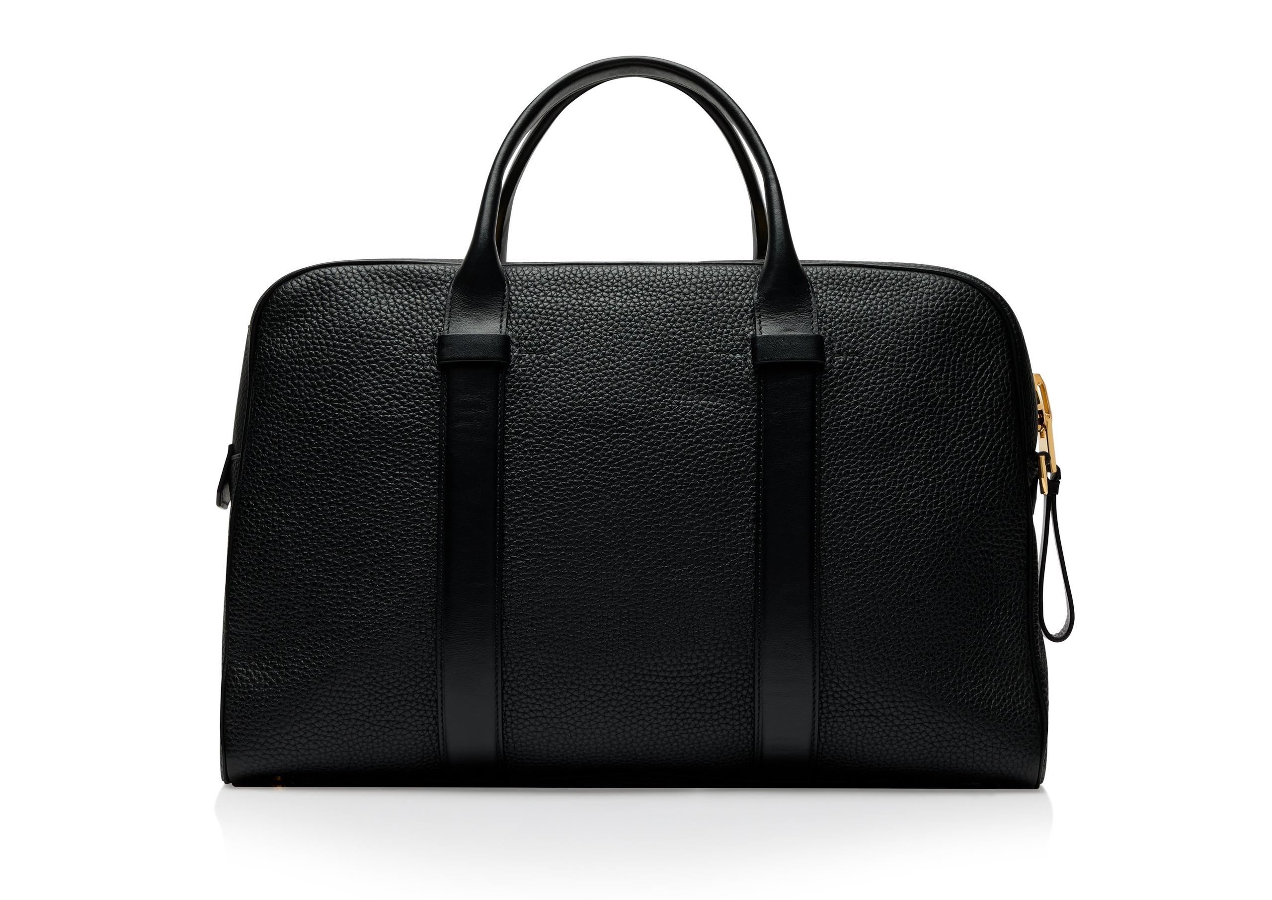 GRAIN LEATHER BUCKLEY BRIEFCASE - 3