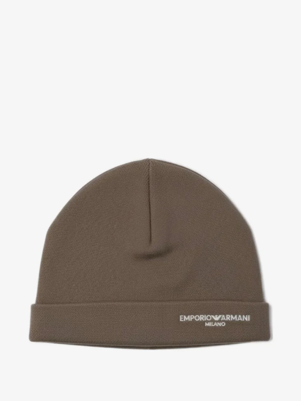 logo-embroidered beanie hat - 1
