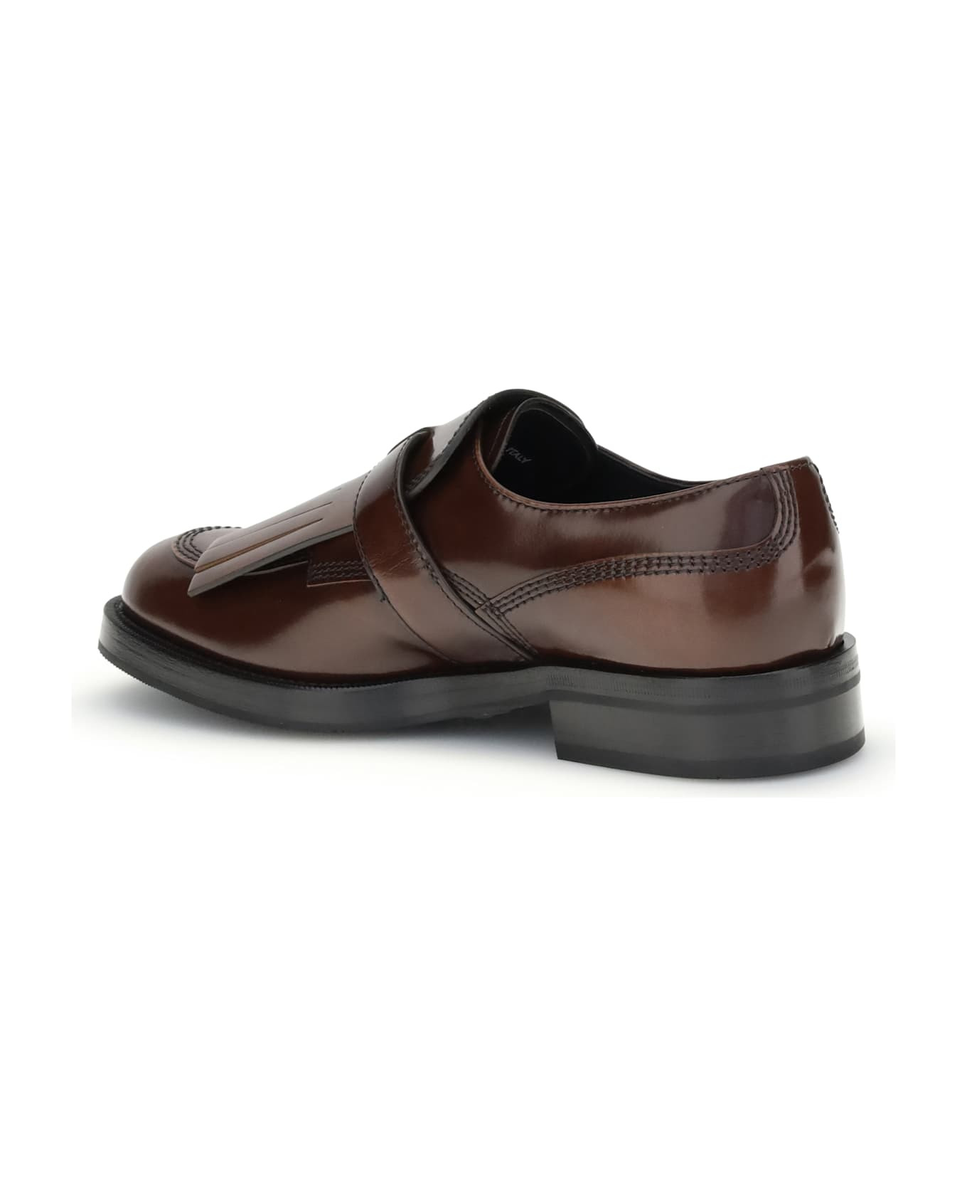 Lace Up Shoes With Fringes - 3