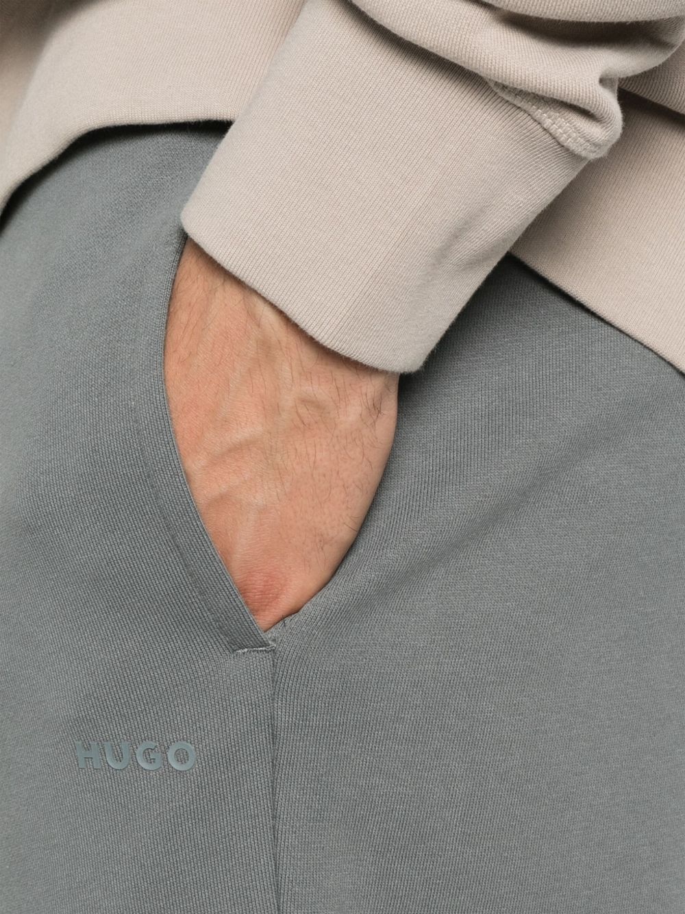 rubberised-logo track pants - 5