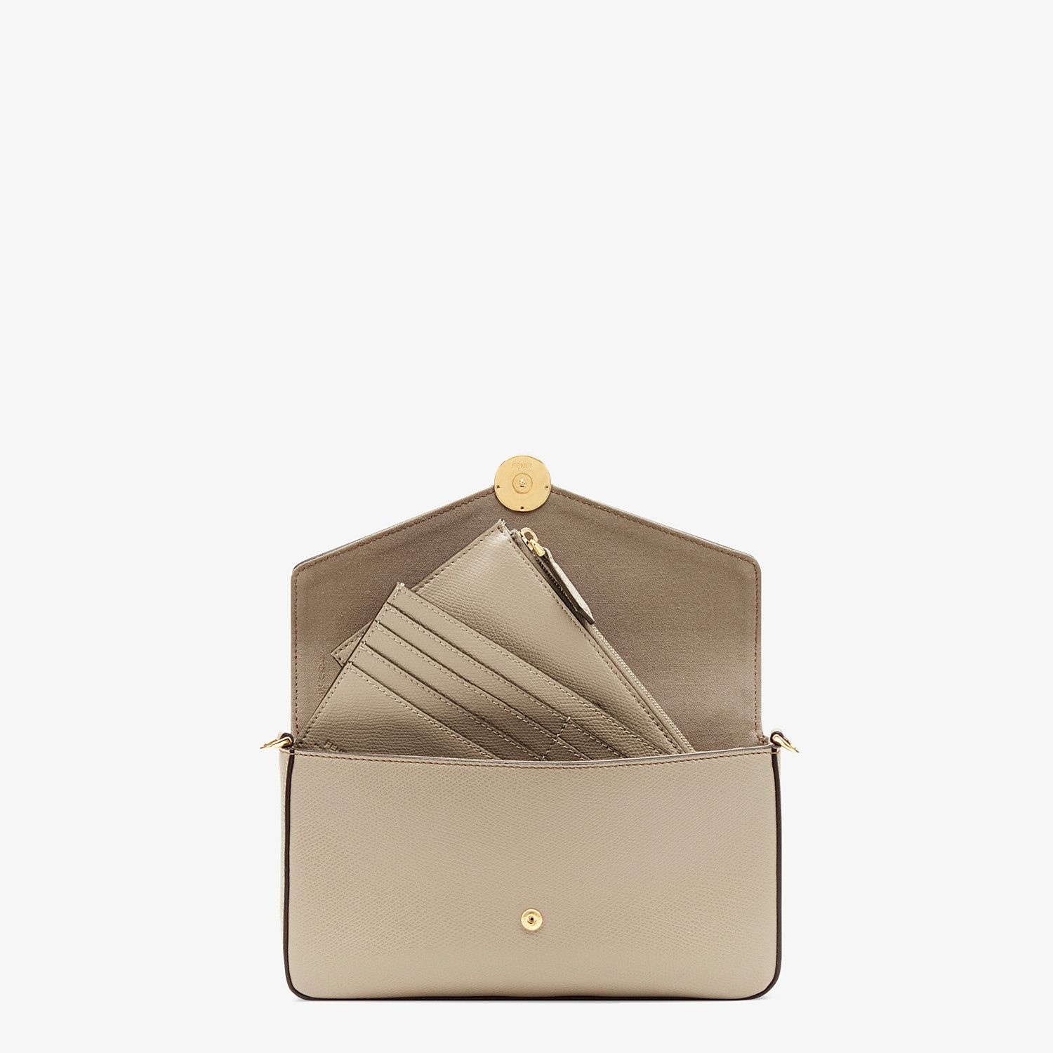 Beige leather mini-bag - 6