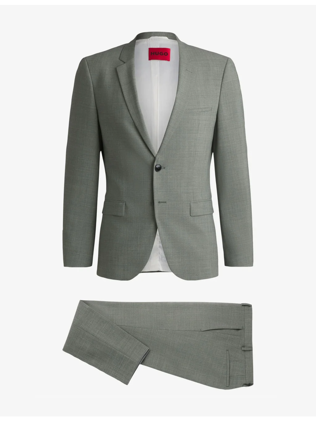 Two-Piece Wool-Blend Suit - 1