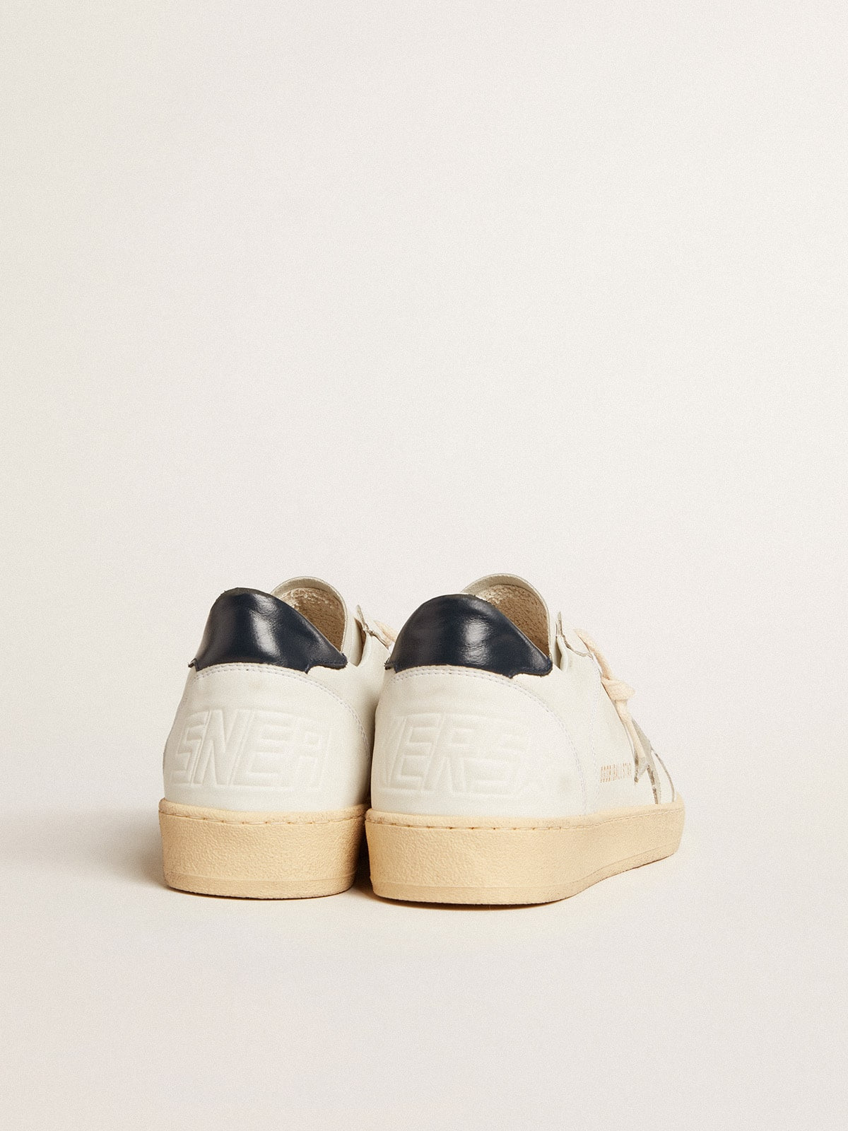 Ball Star with ice-gray suede star and blue leather heel tab - 5
