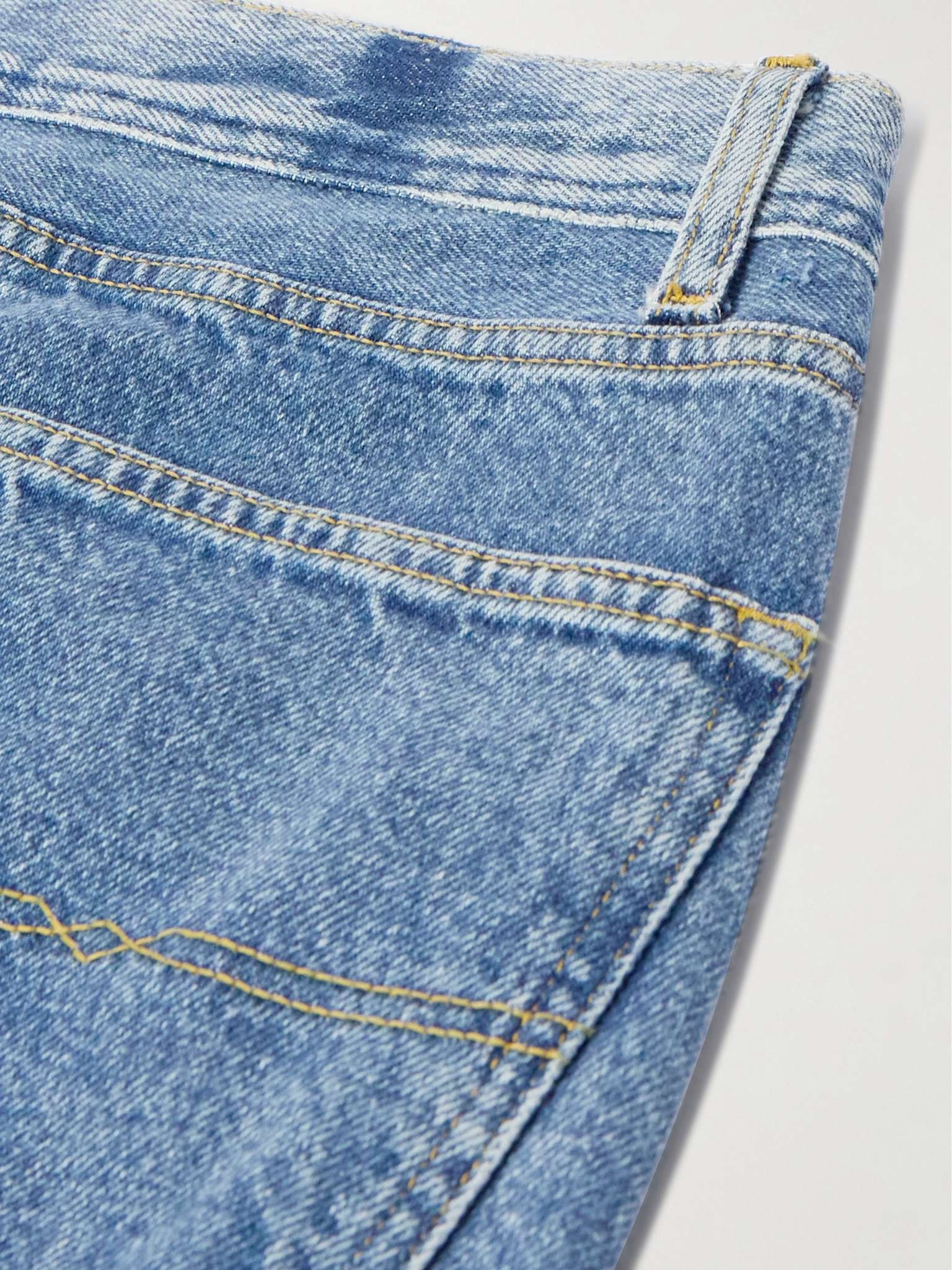 Straight-Leg Patchwork Jeans - 5