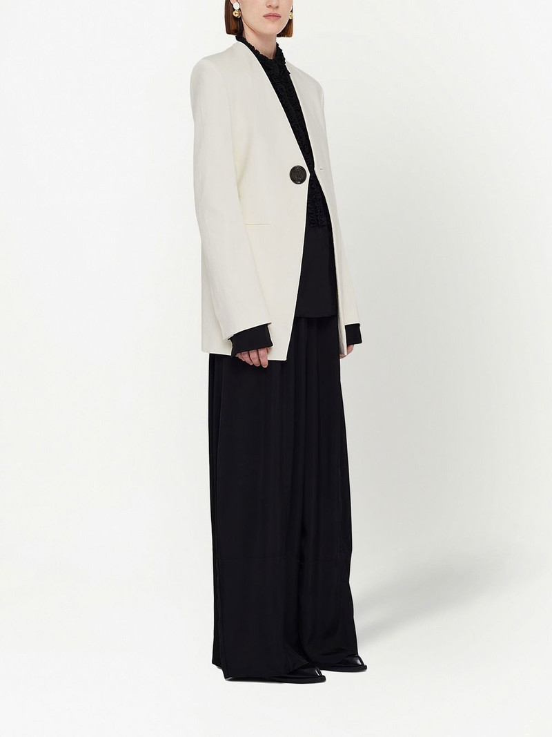 ruffle-trim long-sleeved shirt 3