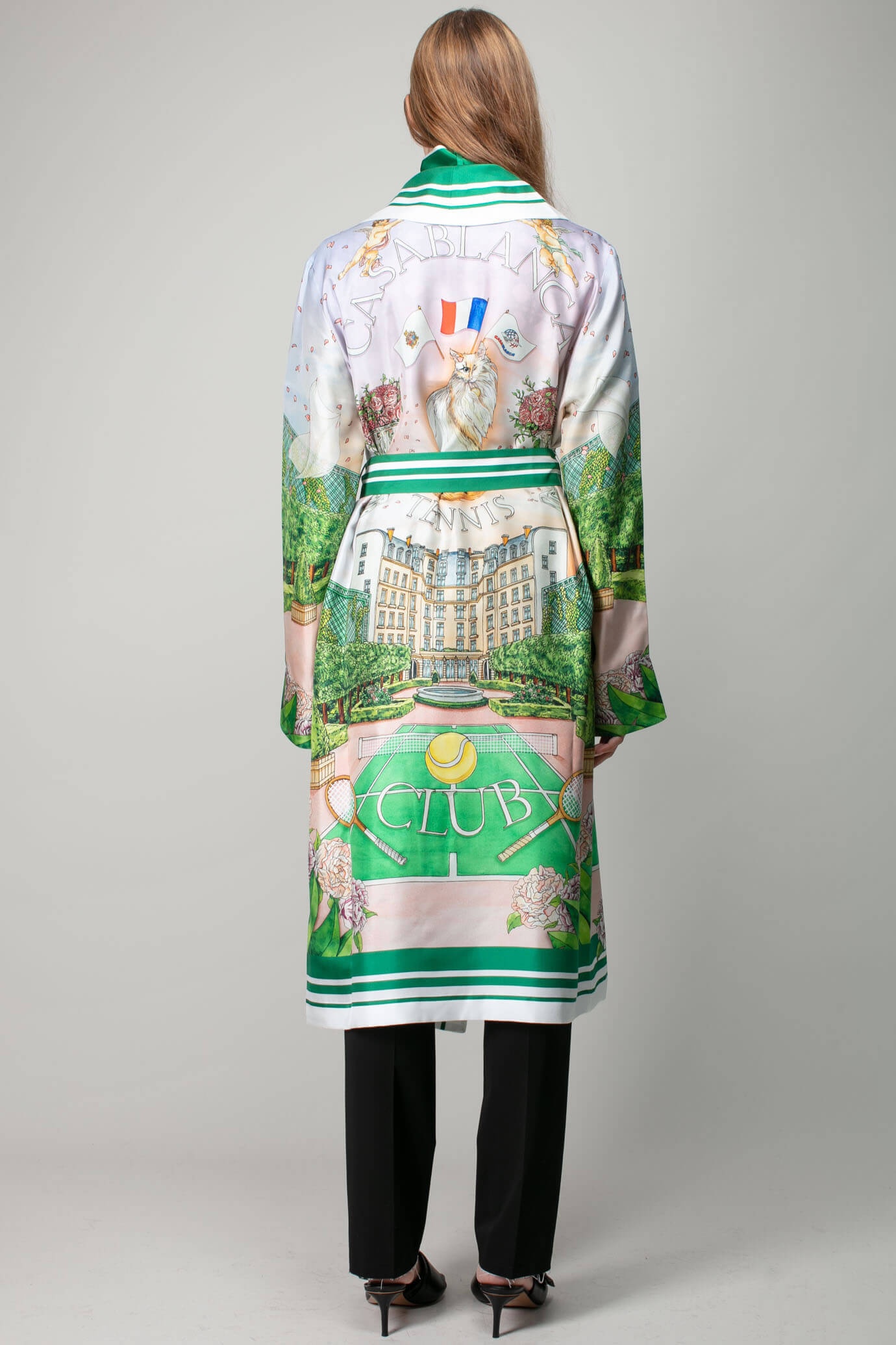 Robe Casa Blanca Soie – Taille 2 US (34), Blanc, Style Tennis Club Classique, Neuve Avec étiquette
