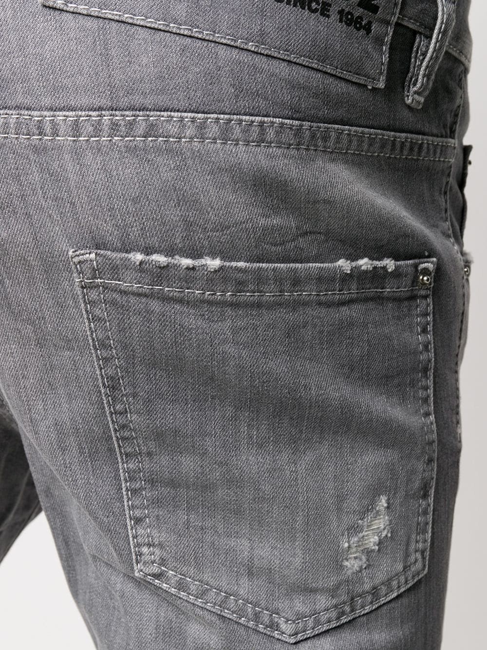 distressed slim-fit jeans - 5