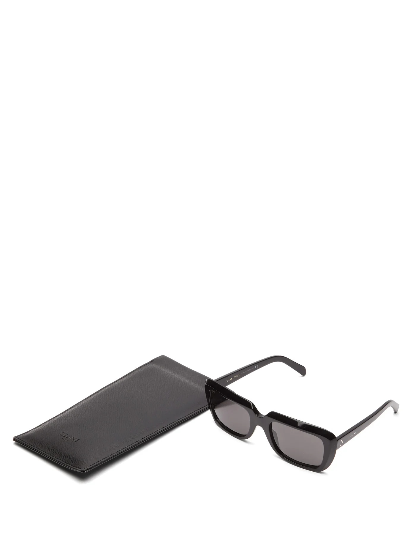 Rectangular acetate sunglasses - 5