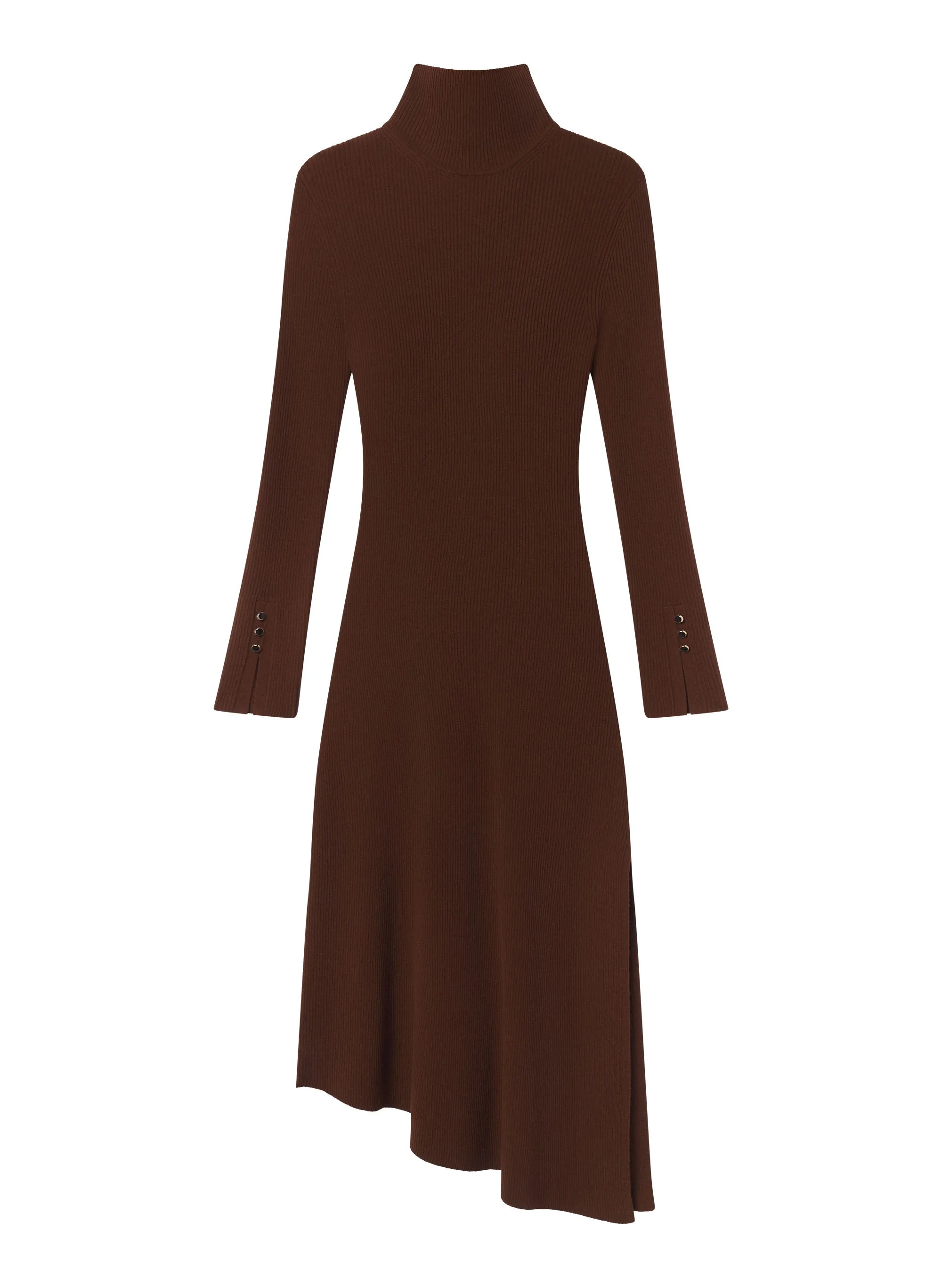 Jett Knit Merino Turtleneck Midi Dress - 1