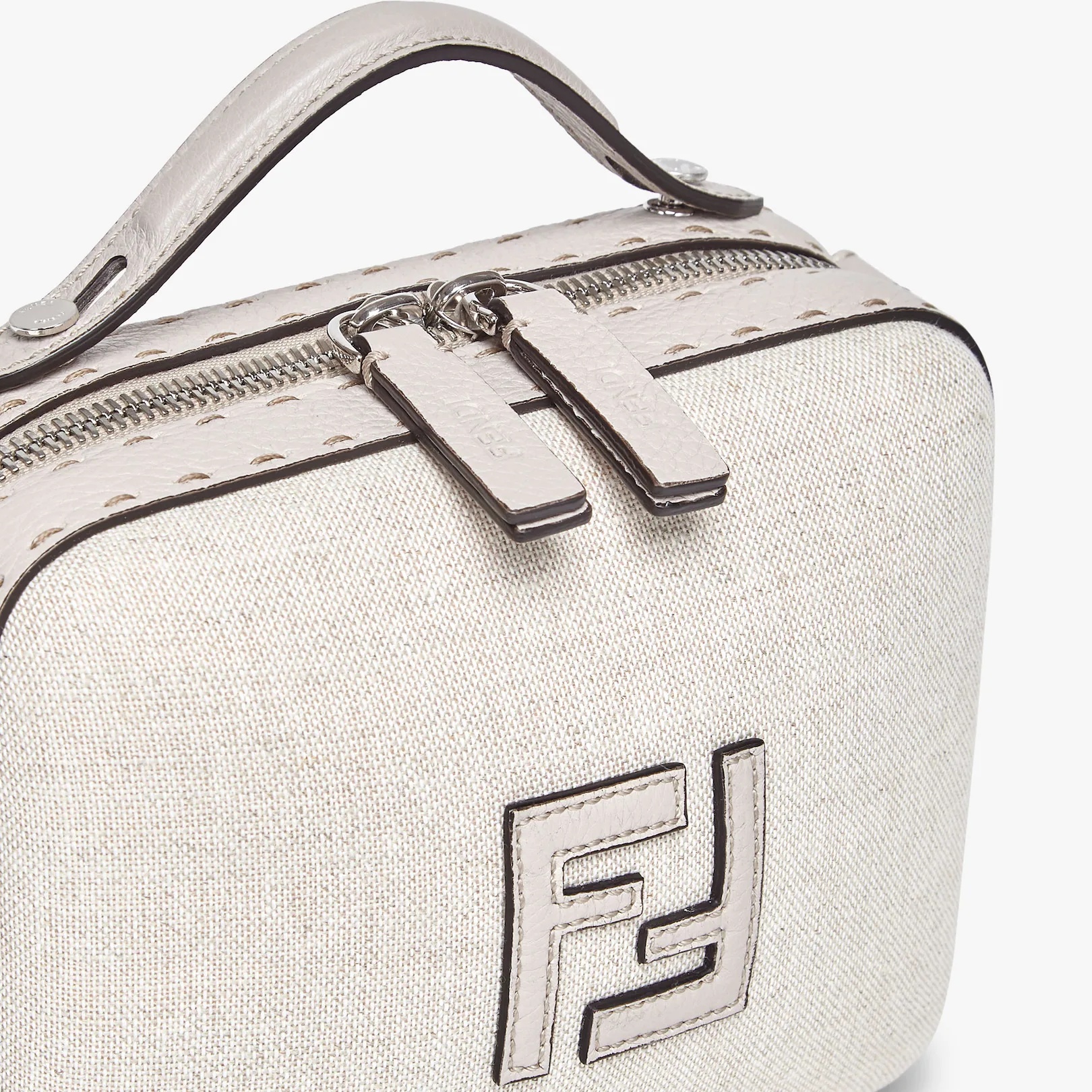 White canvas mini-bag - 5