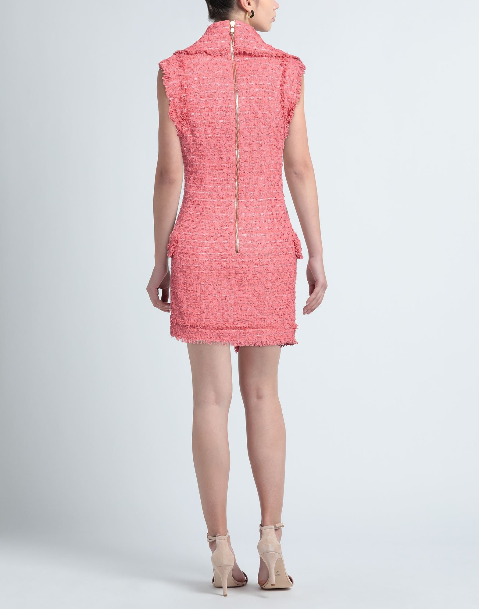 Salmon pink Women's Blazer Dress - 4