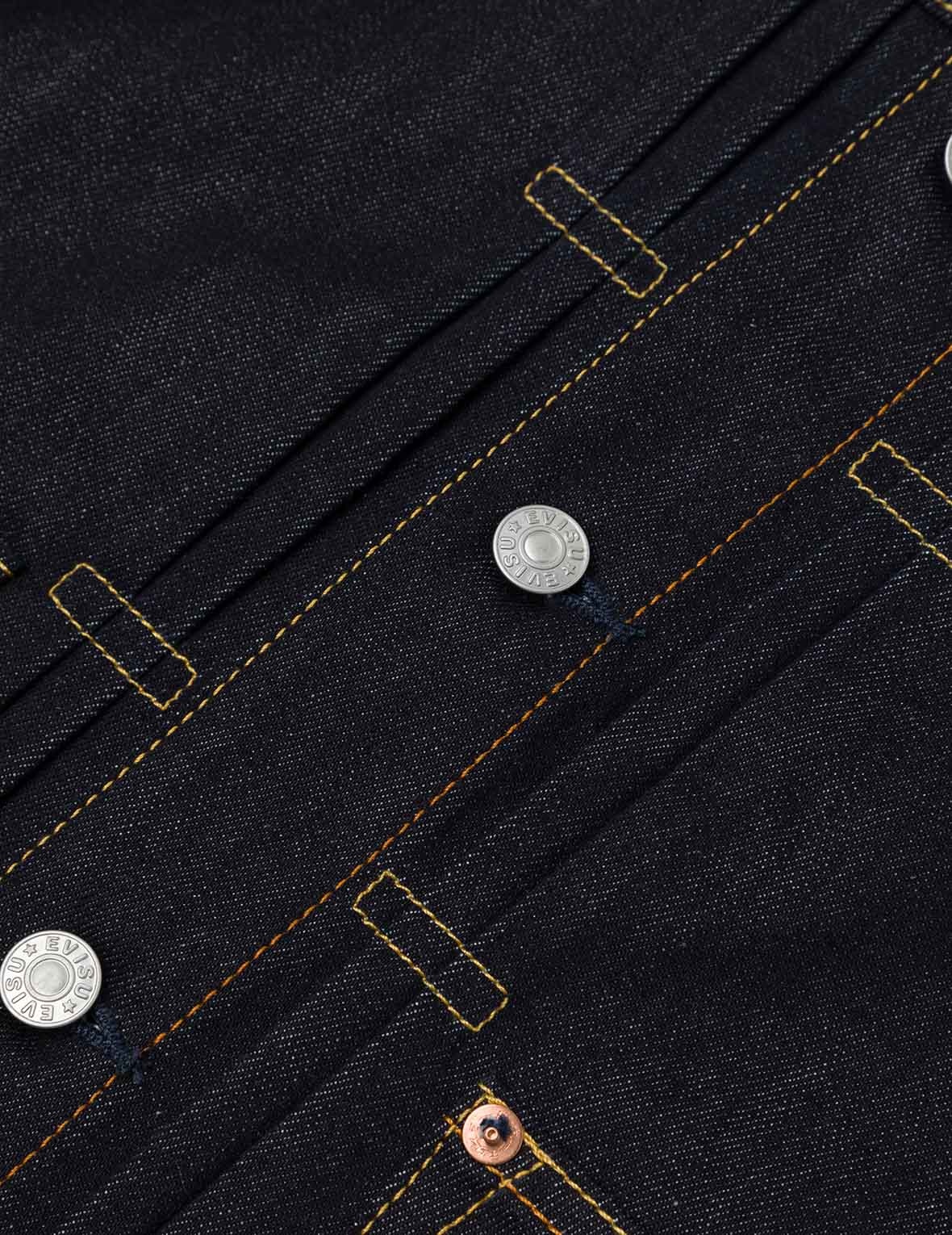 Ecru Seagull Print Relax Fit Denim Jacket - 7