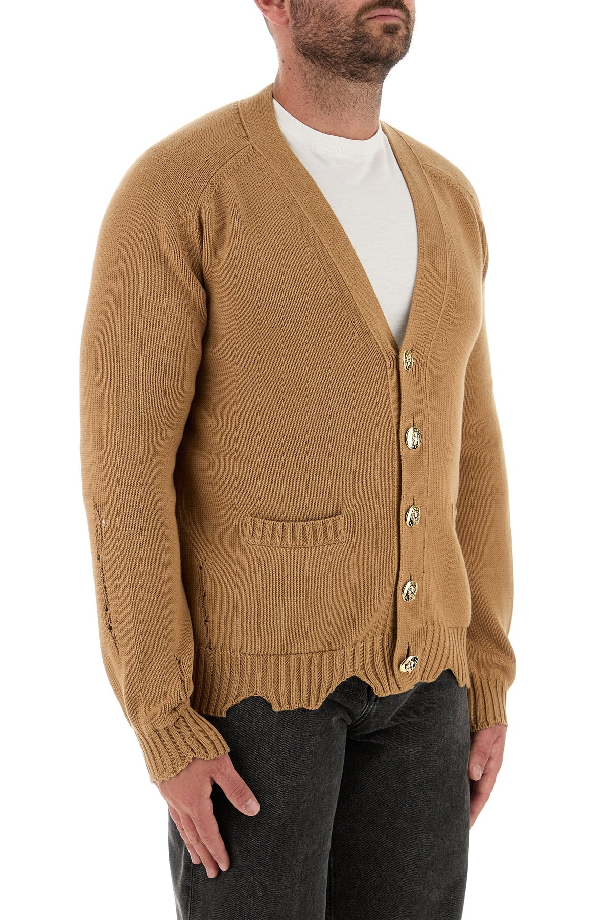 Biscuit cotton cardigan - 3