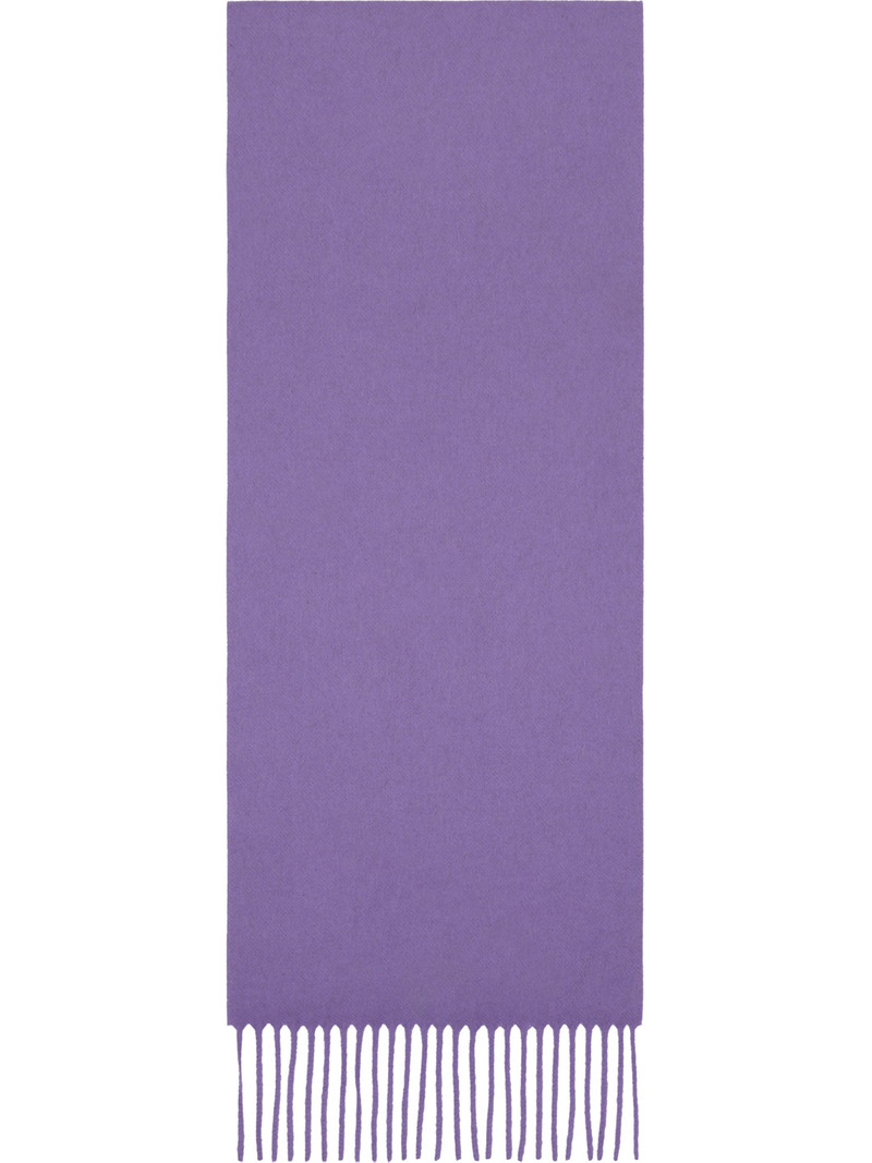 AURALEE Purple Baby Cashmere Long Stole Scarf outlook