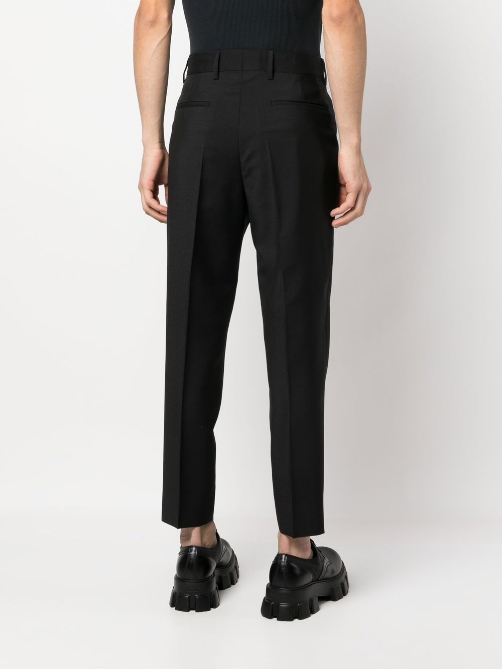 Prada Men Mohair-Wool Tailored Trousers - 2