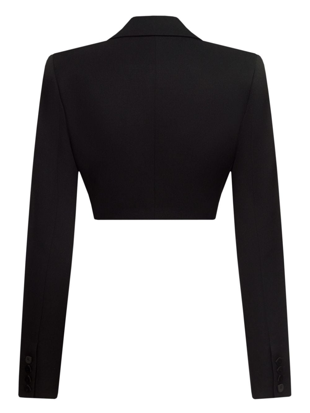 Flower Corsage cropped blazer - 7