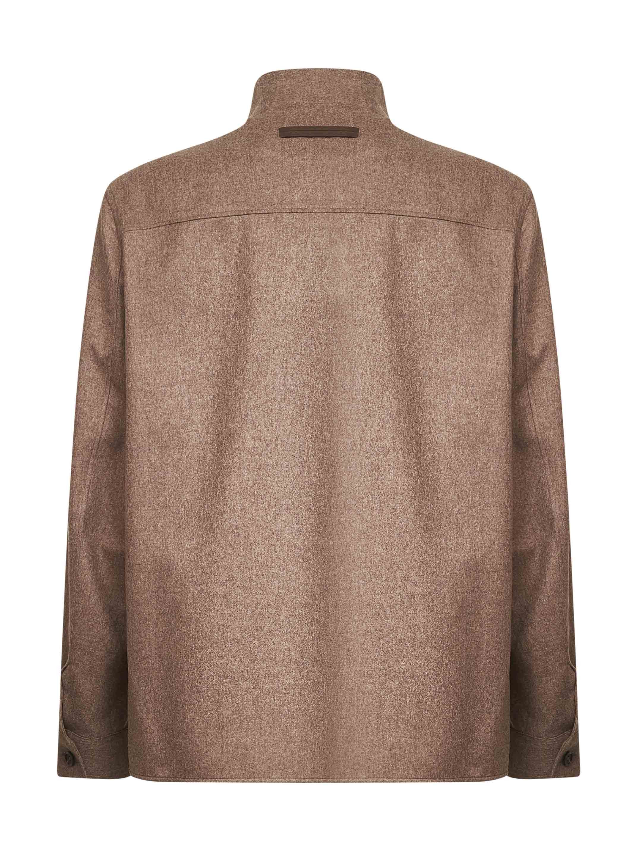 Brown Oasi Cashmere overshirt - 2