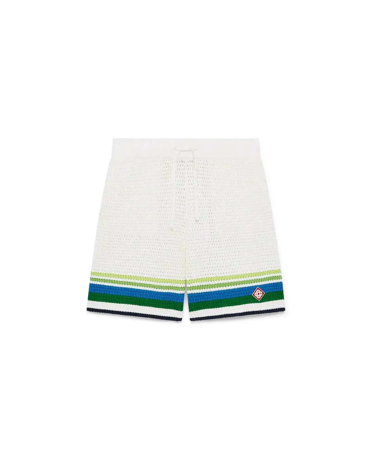 Stripe Knitted Shorts - 1