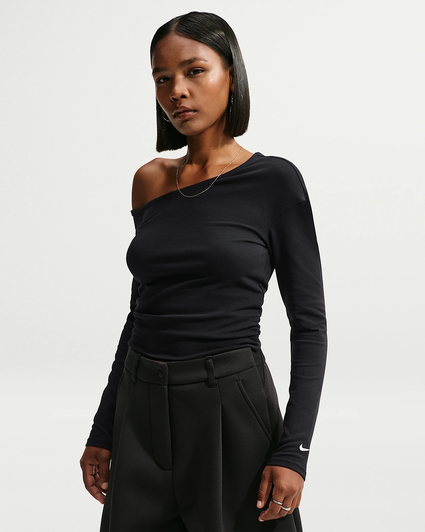 Nike Sportswear Women's Tight Off-Shoulder Long-Sleeve Top - 1