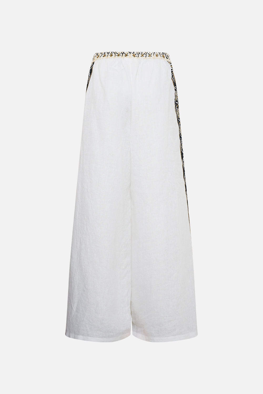 WIDE LEG TROUSER WITH FRONT POCKETS - 7