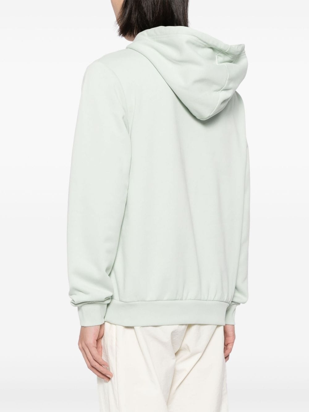 embroidered logo hoodie - 4