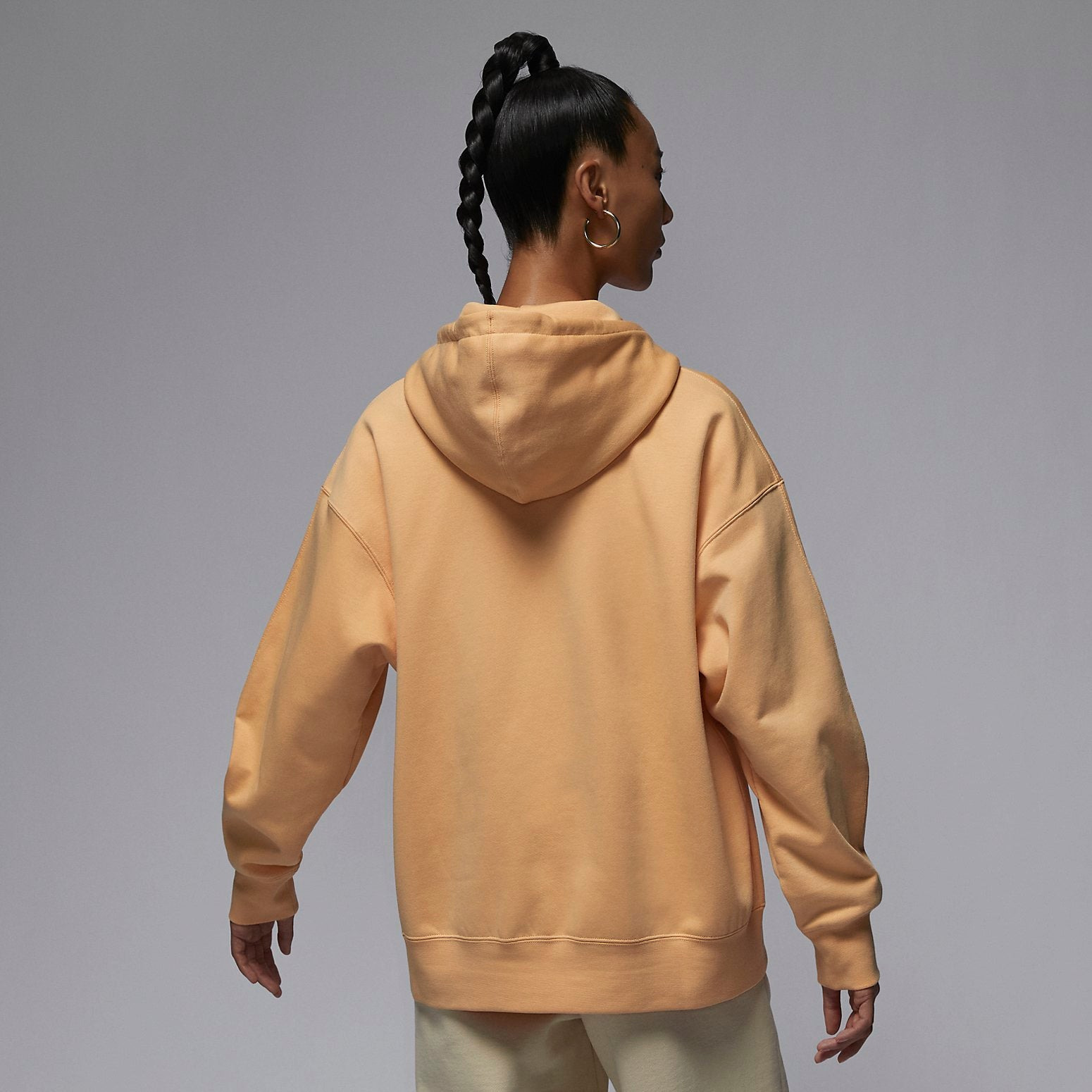 (WMNS) Air Jordan Logo Flight Jacket 'Orange' DZ3360-251 - 4
