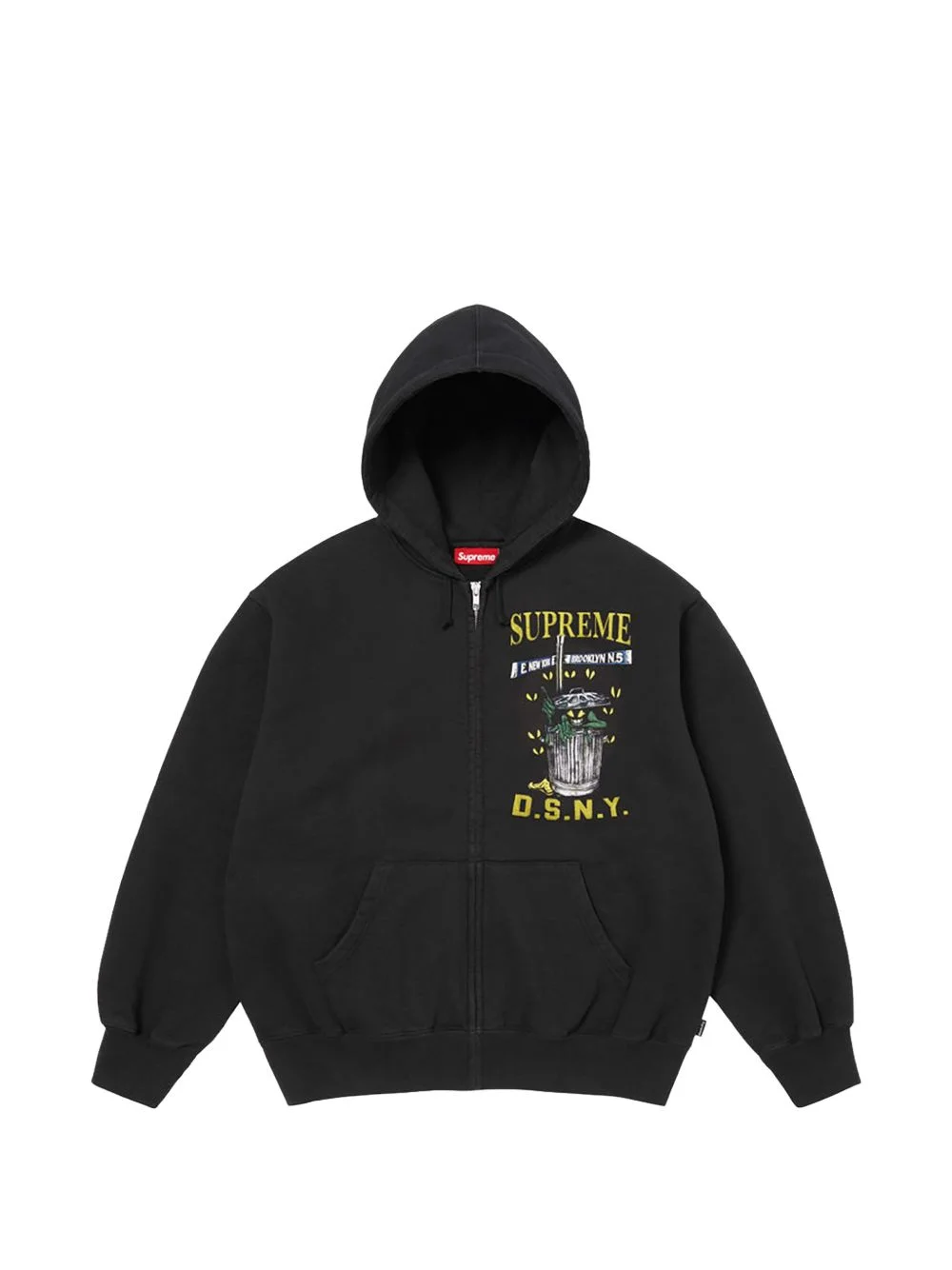 x DSNY zip-up hoodie - 1