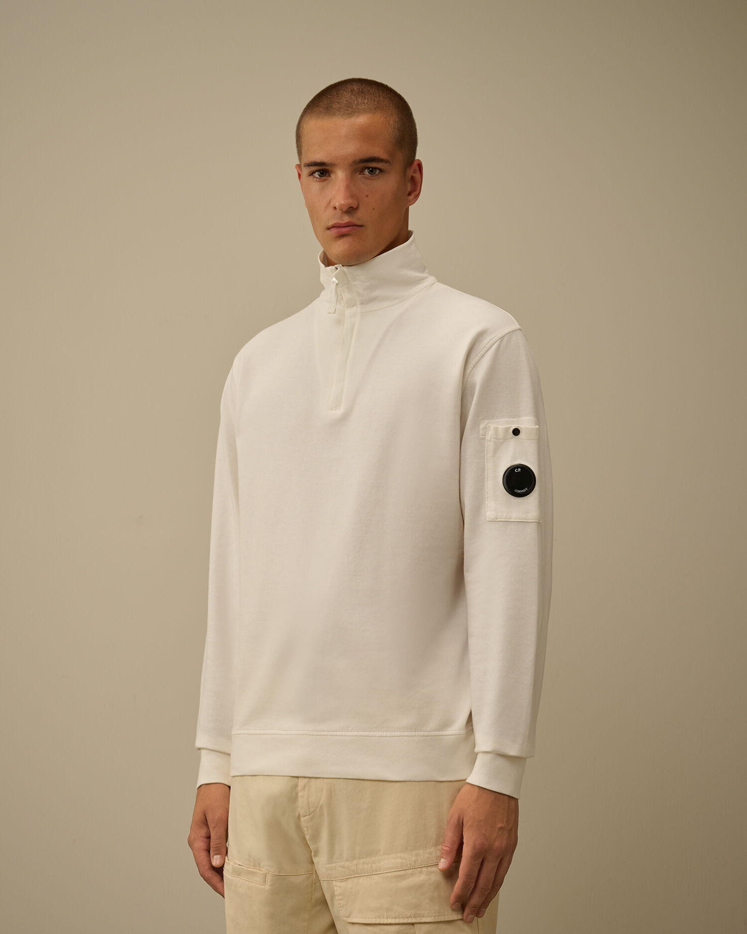 Light Fleece Half Zip Sweatshirt - 3