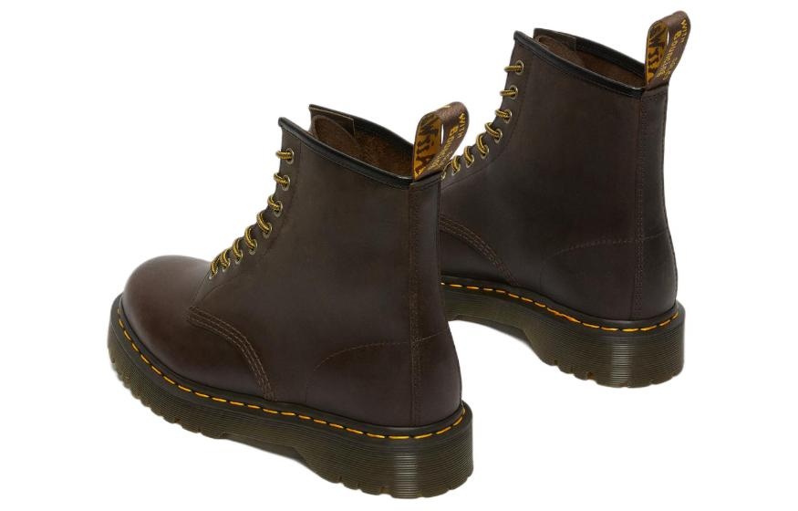 Dr. Martens 1460 Bex Crazy Horse Leather Lace Up Boots 'Dark Brown' 27894201 - 4