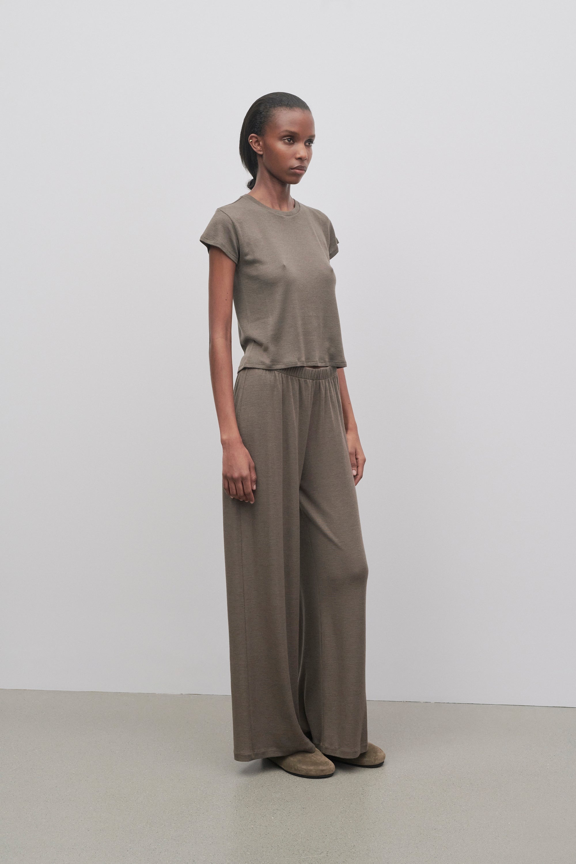 Uki Pant in Cashmere and Silk - 4