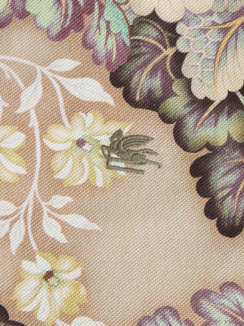POLO SHIRT WITH FOLIAGE PRINT 6