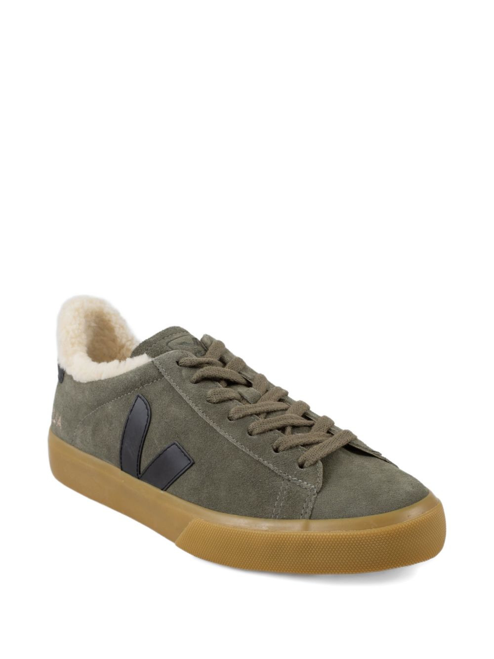 Campo suede shearling sneakers - 2