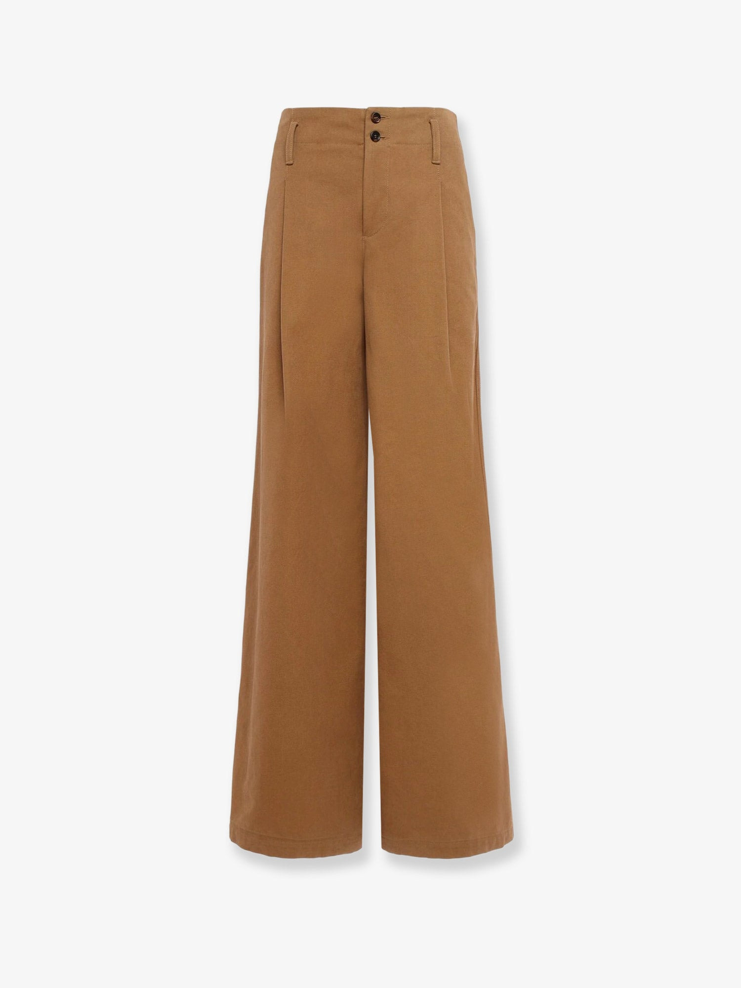 CHLOE' - Chloe' Wide Leg Canvas Trousers - 1