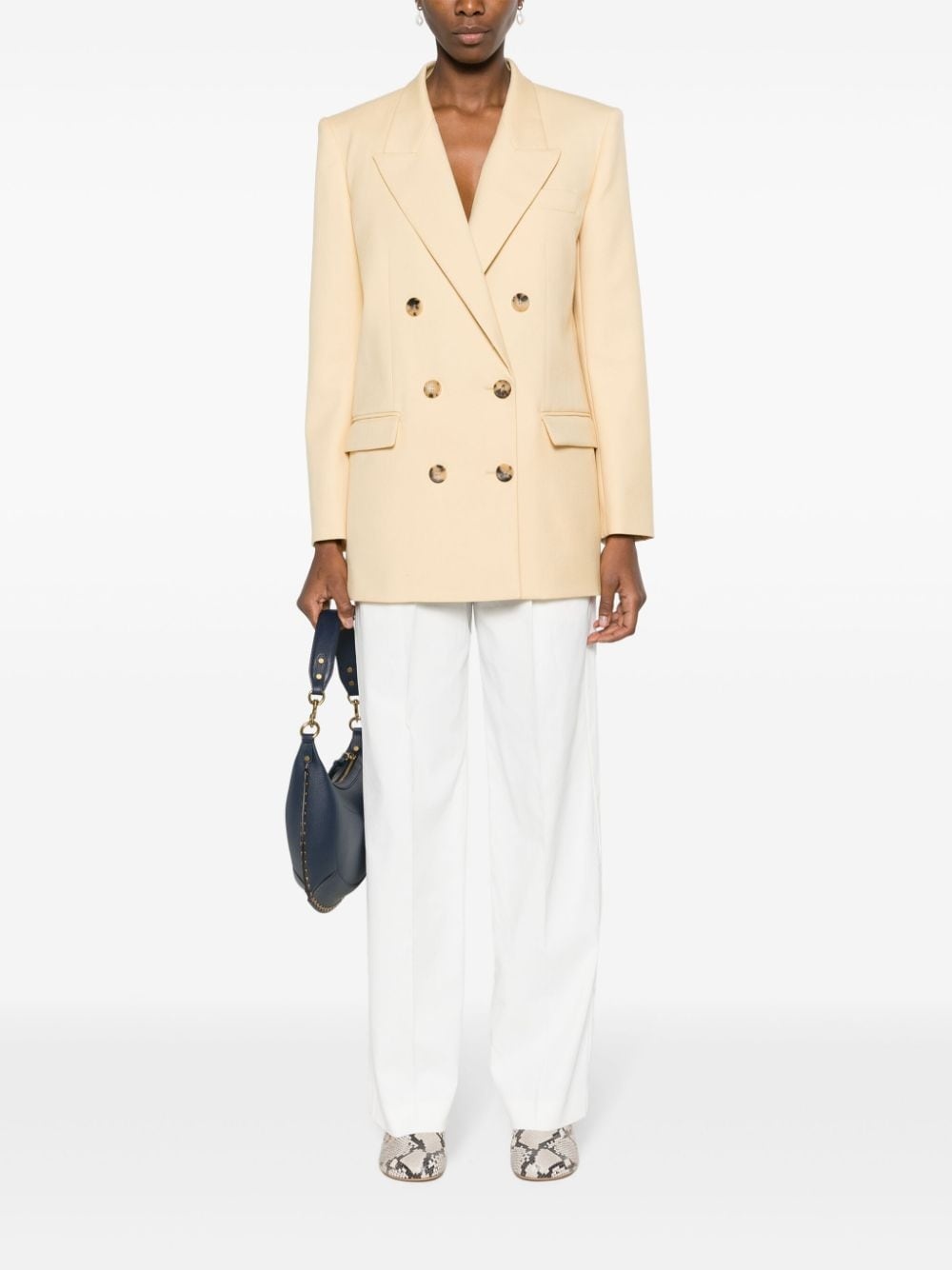 high-waist straight-leg trousers - 2