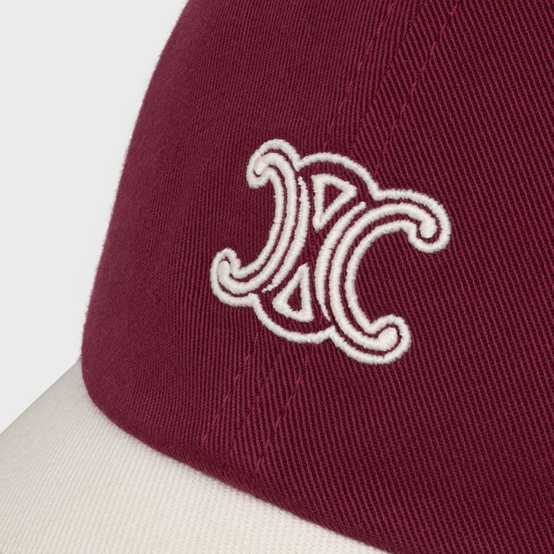 Triomphe richelieu cap IN cotton twill 5